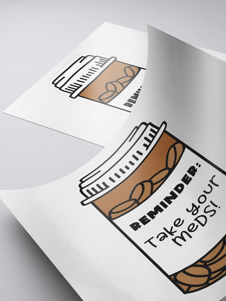 Take Your Meds Kiss Cut Sticker product image (4)