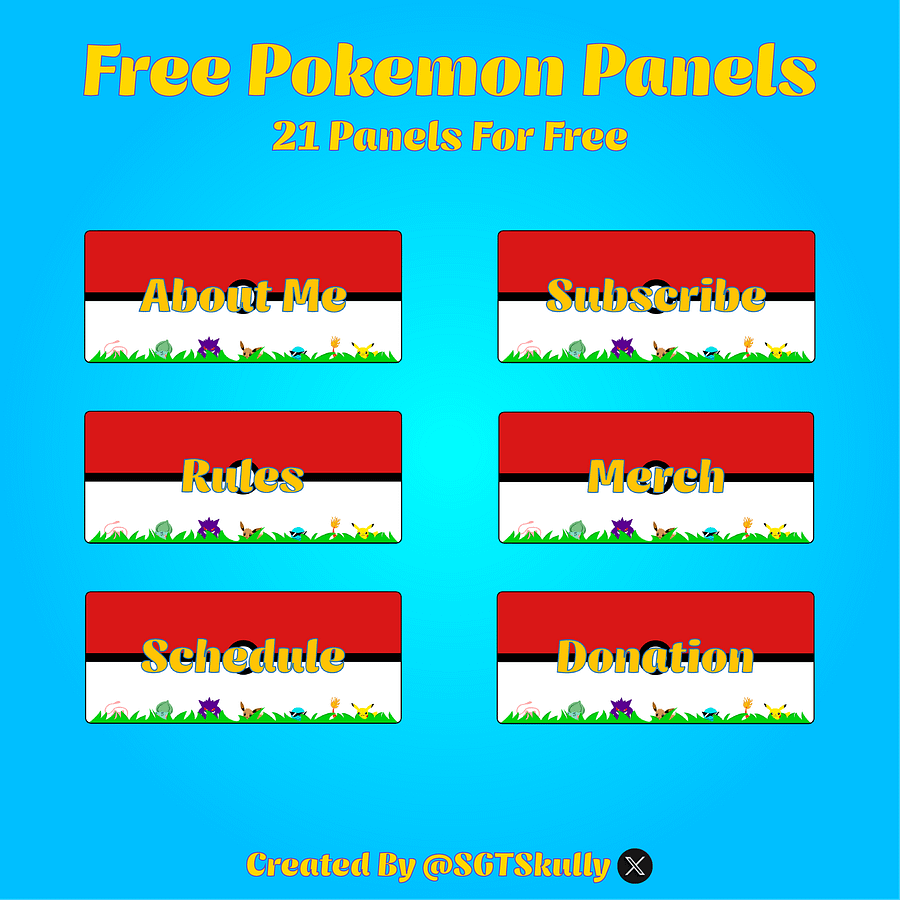 Pokemon Panels - FREE product image (1)