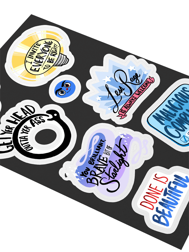 [Friend Quotes] Sticker Sheet product image (2)