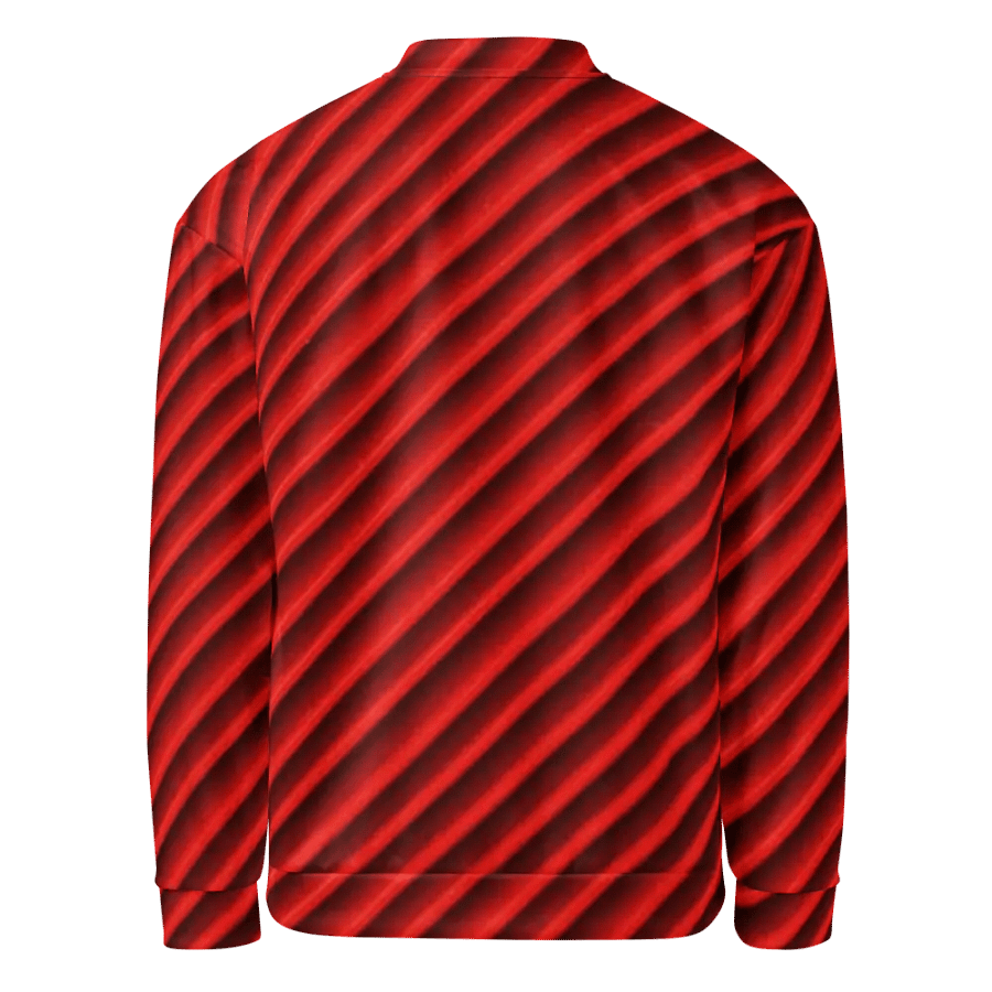 Crimson Currents Bomber Jacket product image (3)