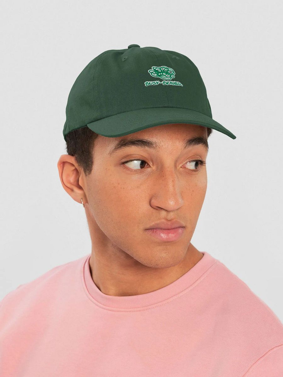 BUSY-BRAINED (forest + white lined design) classic dad hat product image (46)
