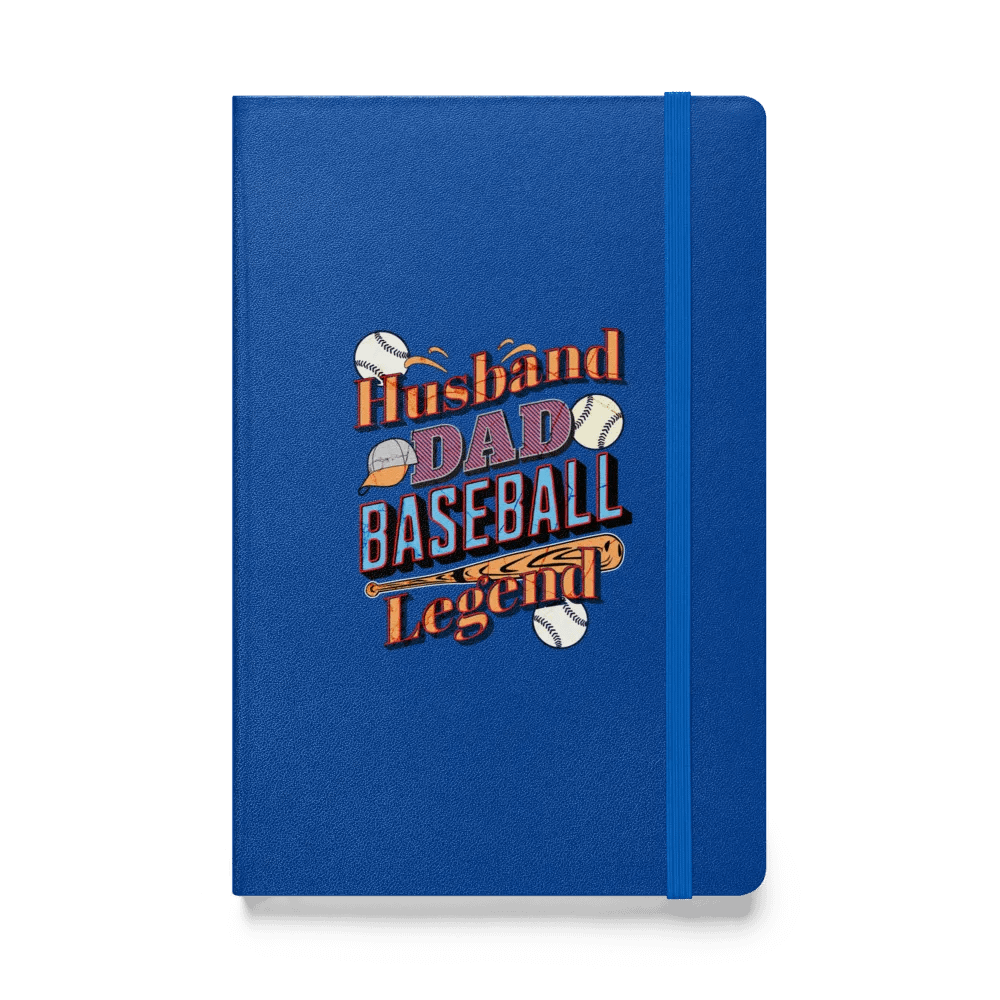Husband Dad Baseball Legend Hardcover Journal product image (1)