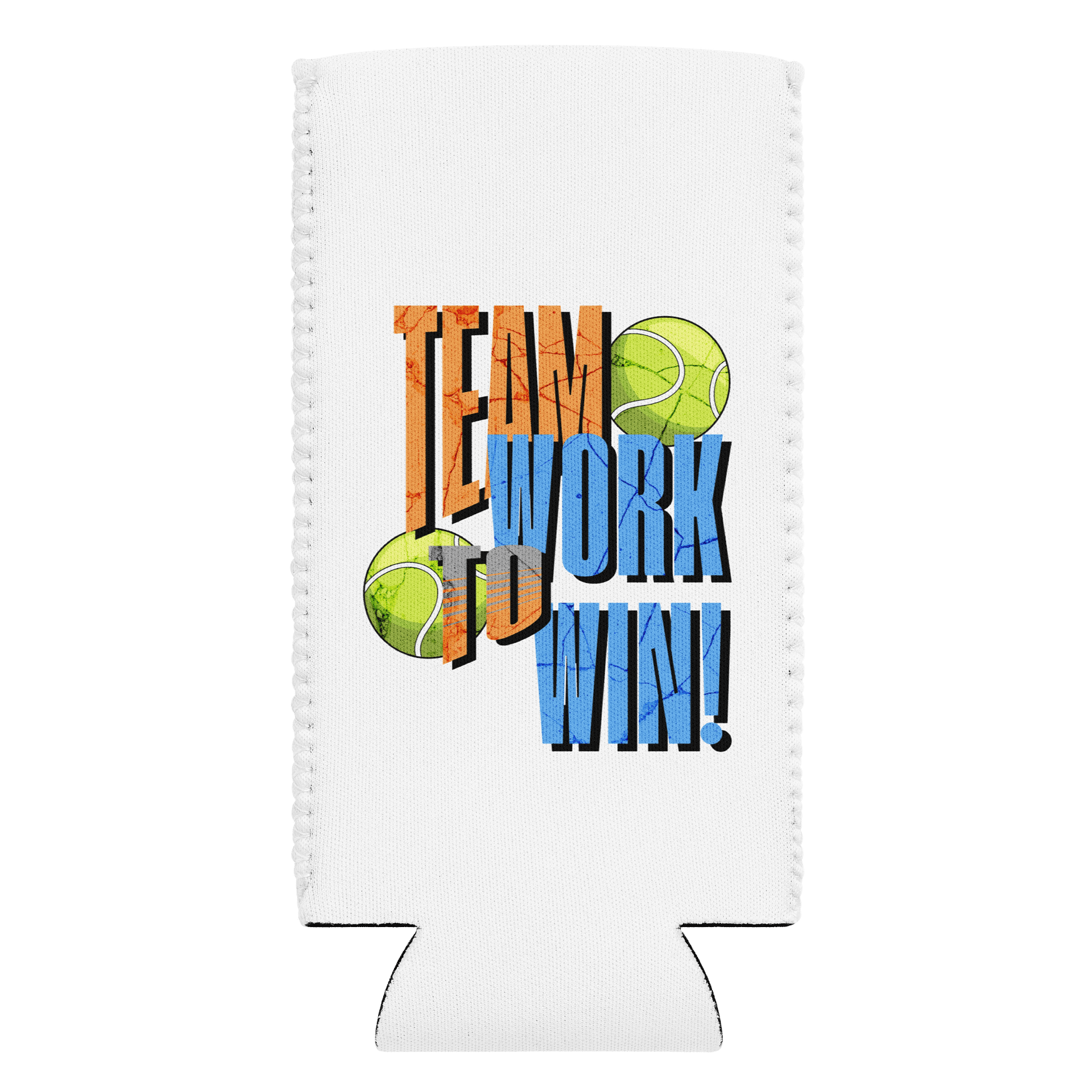 Team Work To Win Tennis Winning Can Cooler product image (1)