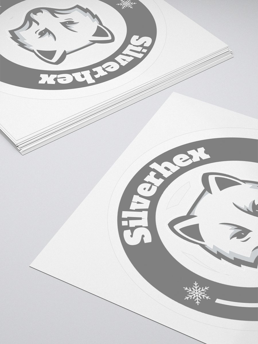 Snowy Fox Kiss Cut Stickers product image (4)