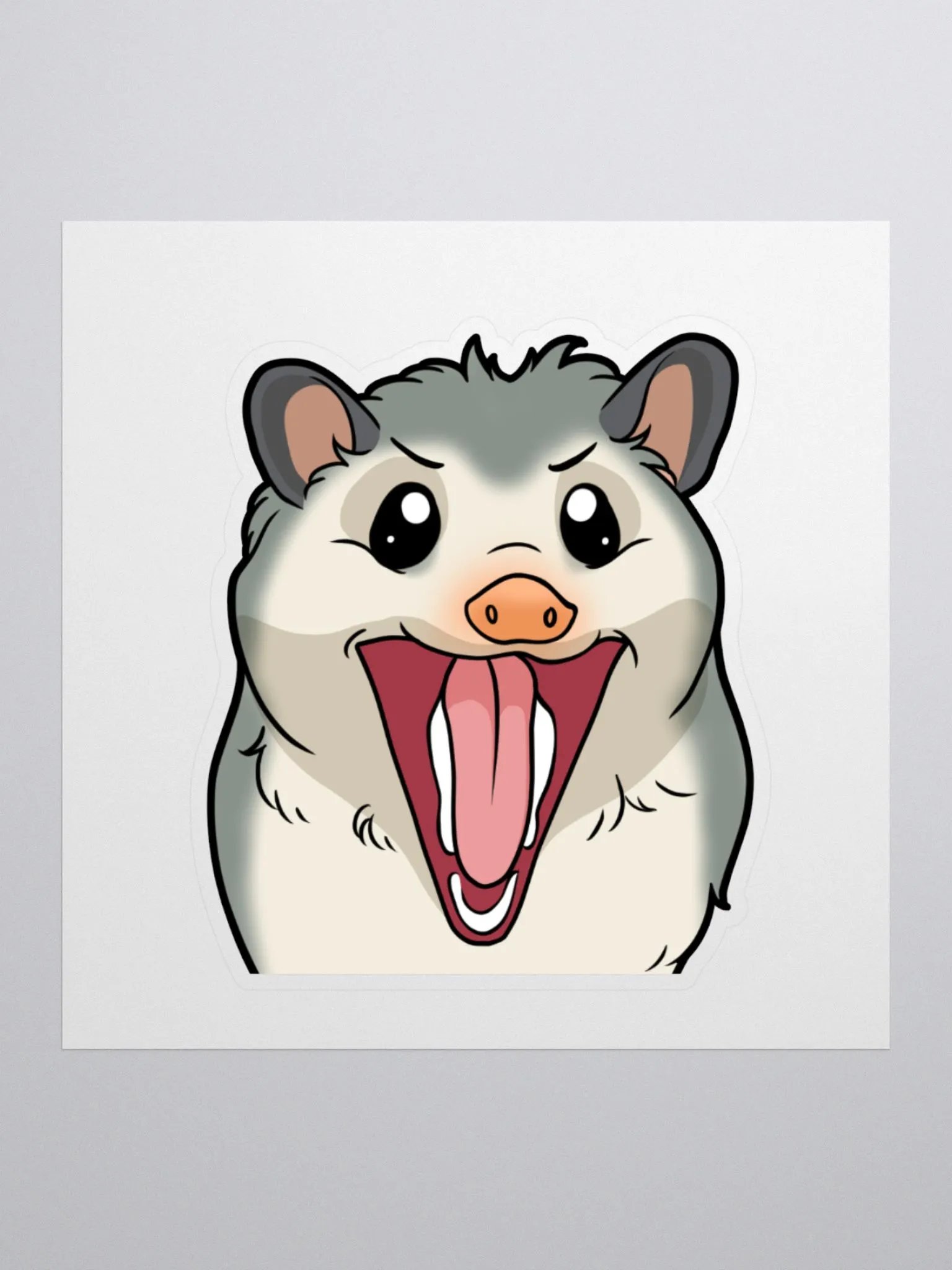 Villanarei Possum Kiss Cut Sticker product image (1)