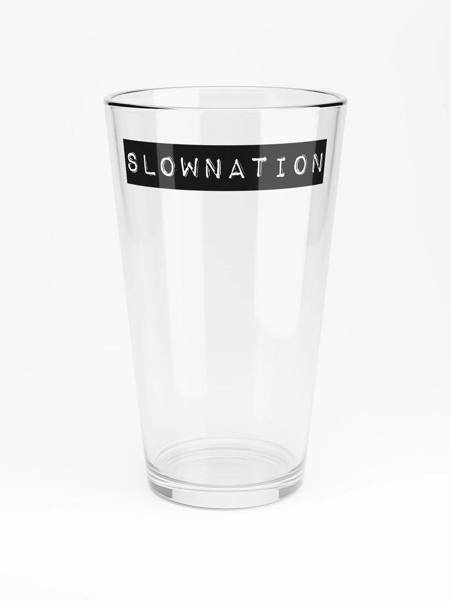 Slownation pint glass product image (4)
