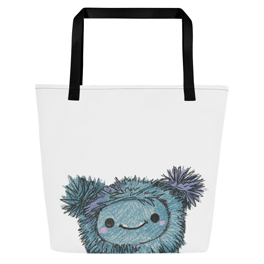 Cute Bigfoot Doodle Tote Bag product image (1)