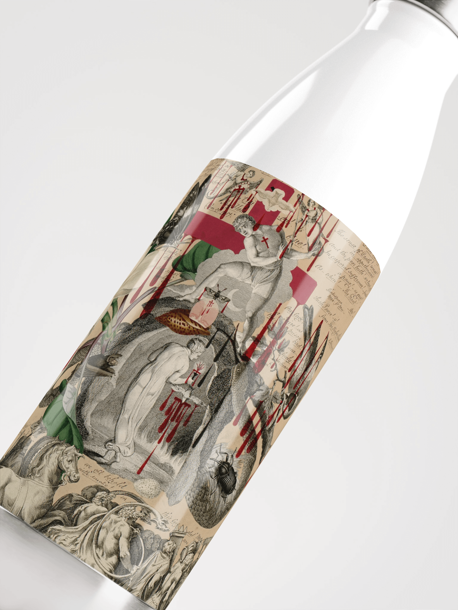 Victorian Blood Book. Stainless Steel Water Bottle product image (5)