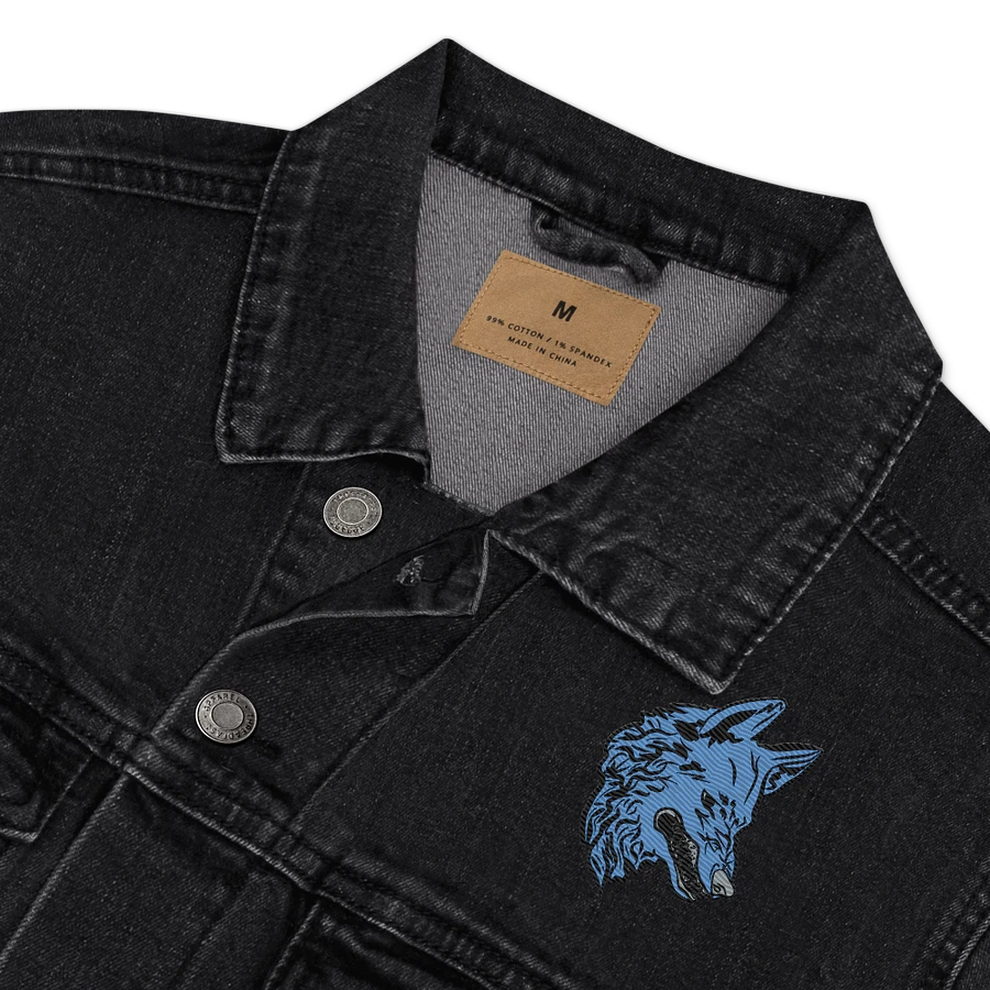 Wild Dogs Embordered Jean Jacket by Cognitiv Kreep LIMITED DROP product image (5)