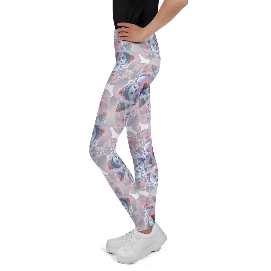 Whimsical Polar Bears Pattern Leggings - Winter Fashion Statement product image (4)