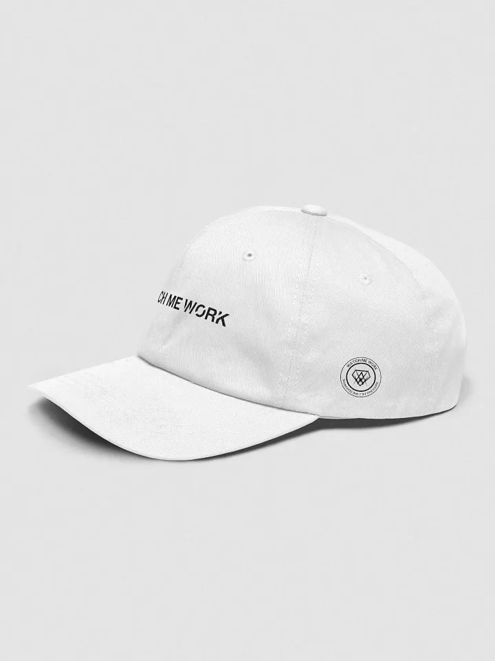 WatchMeWork Signature Dad Hat - White product image (2)