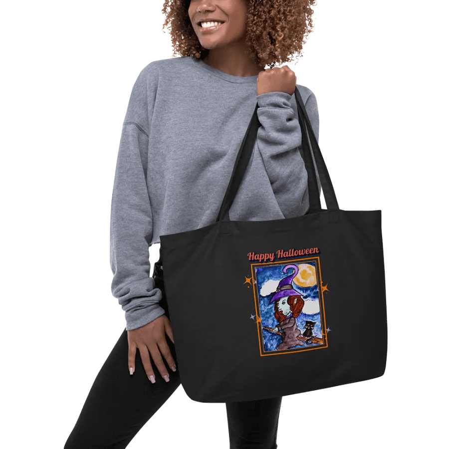 Witch and kitty Halloween Bag/ Trick Or Teat Bag product image (5)