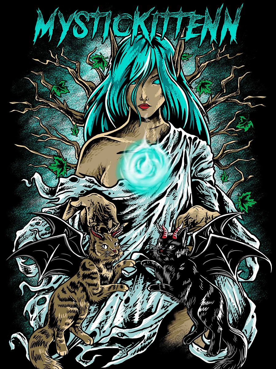 MysticKittenn Graphic // Enhanced Matte Paper Poster product image (1)
