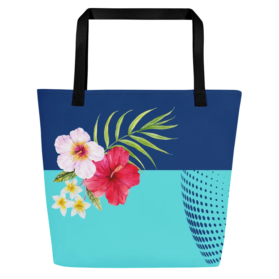 Blue Floral Tote Bag product image (1)