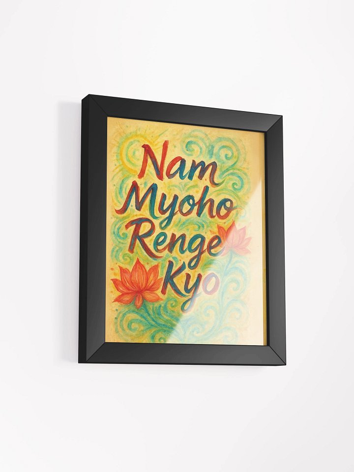 Vibrant Nichiren Buddhism Wall Art for Home or Altar product image (2)