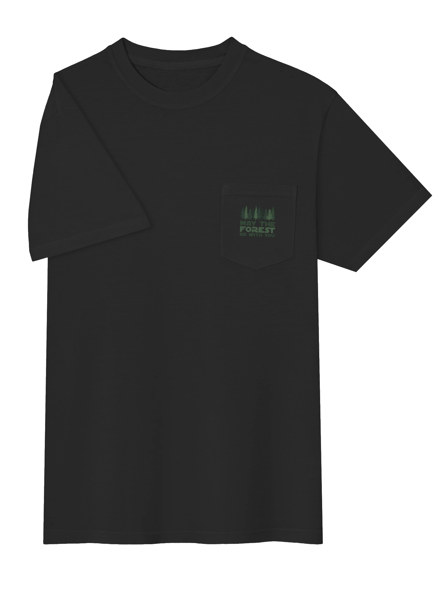 May the FOREST Be With You! Pocket T-Shirt Alt National Parks Wear Resistance Rangers product image (4)