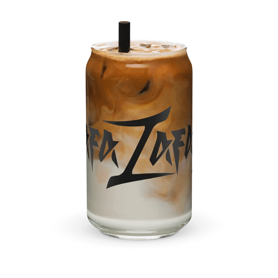 RafaZafar Logotext Can Glass (black) product image (6)