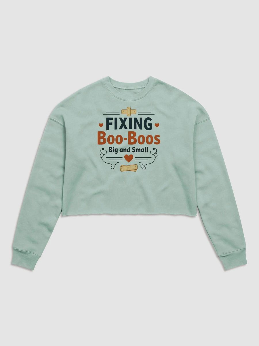 Boo-Boo Fixer Crop Sweatshirt product image (2)