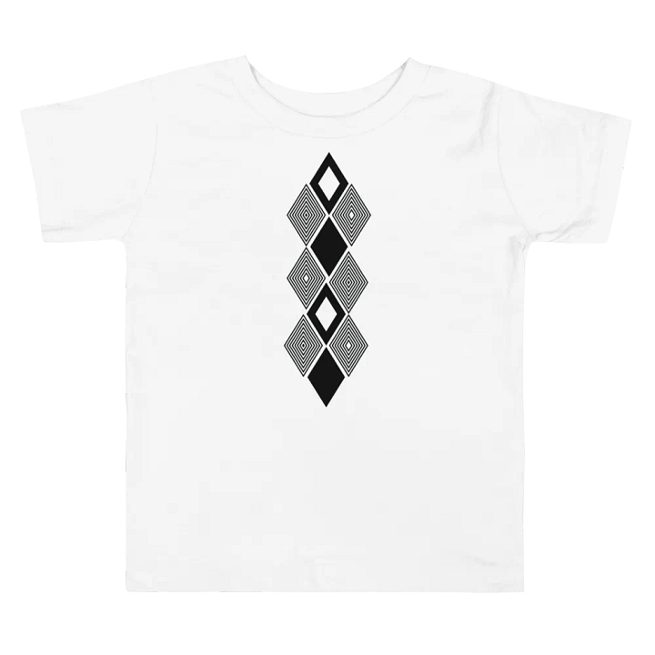 Black and white triangle design Toddler T-Shirt product image (2)