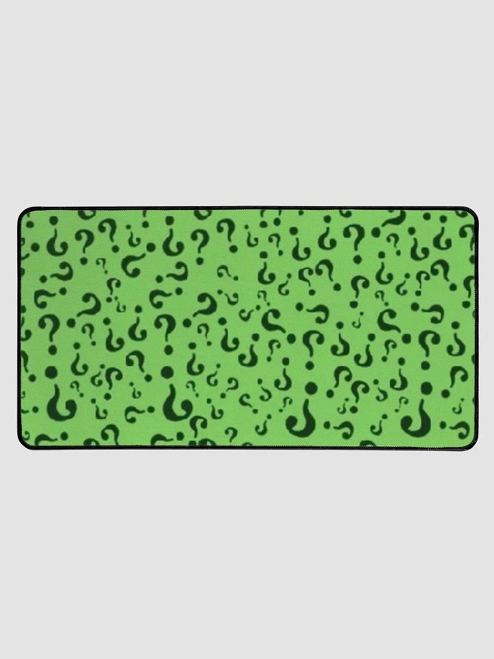 Green Riddler Mousepad - Desk Mat 15.5