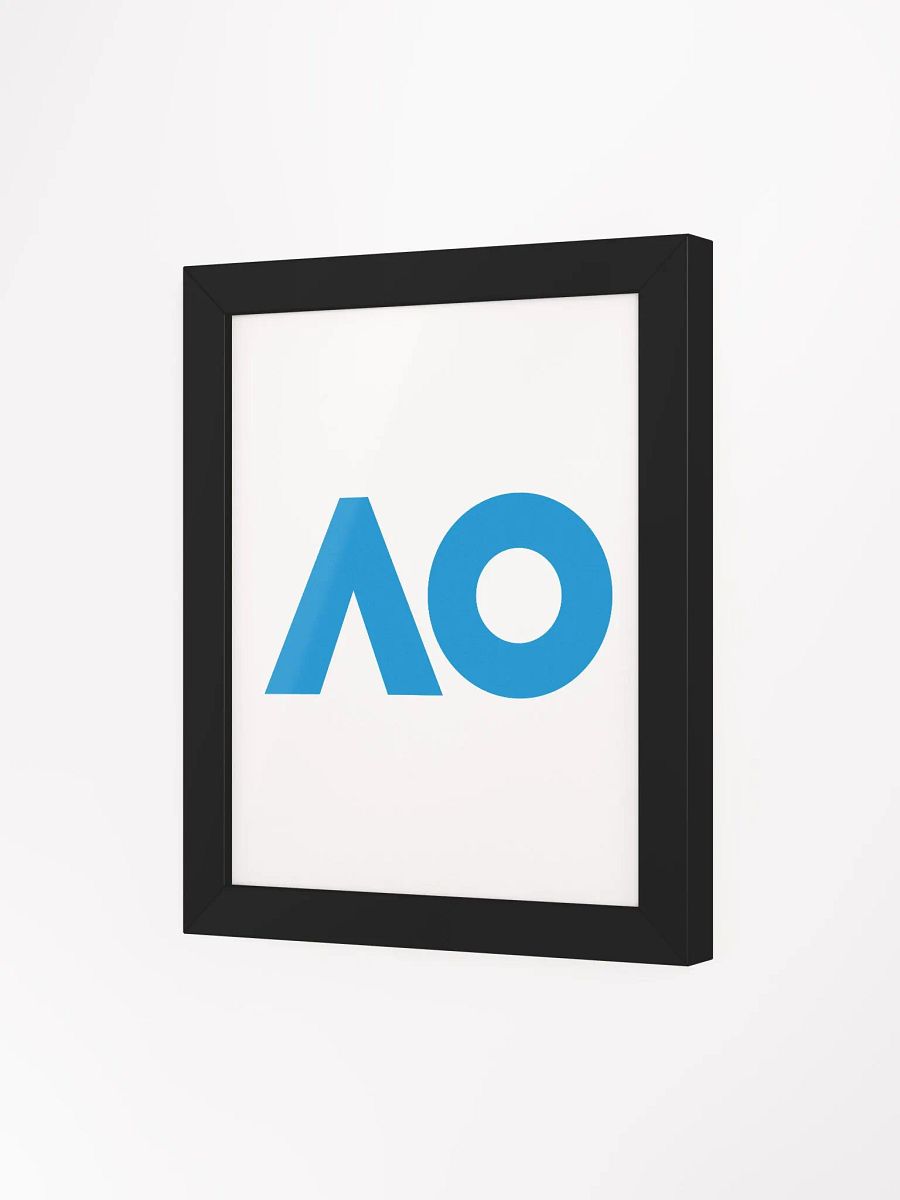 Bold Blue A&O Framed Matte Poster product image (93)