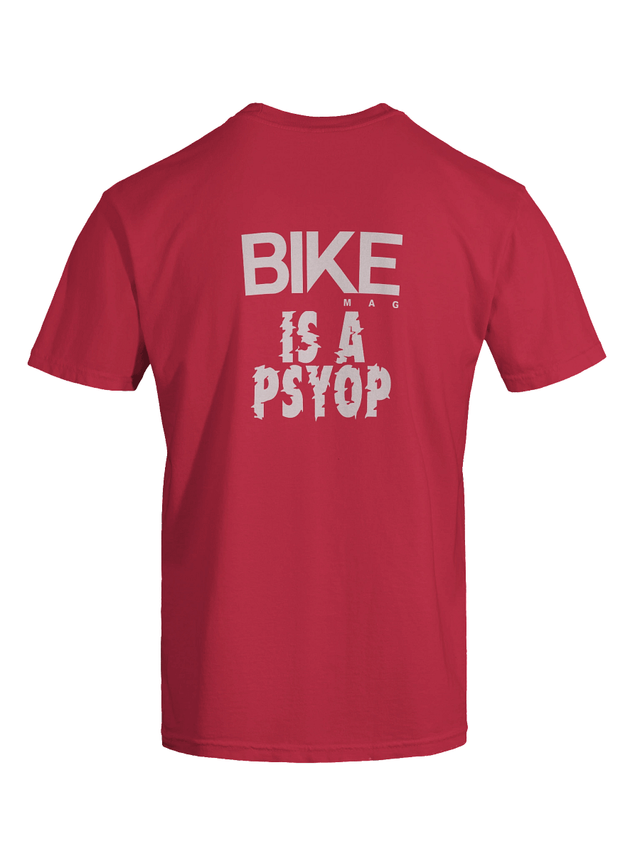 BIKE Mag Is A Psyop Shirt (White Logo) product image (9)