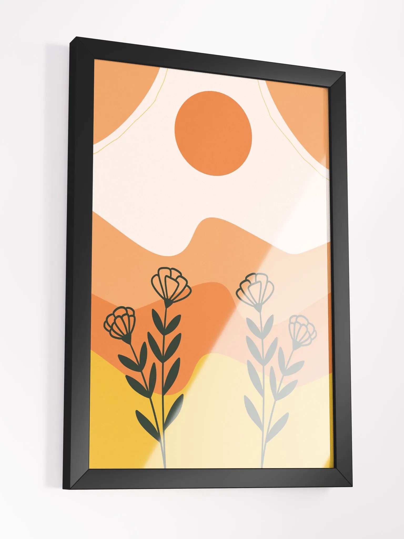 Sunset Bloom Framed Art Print product image (14)