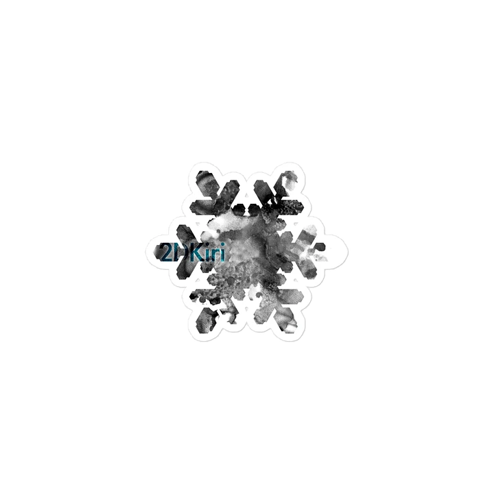 Grey Snowflake Magnet product image (1)