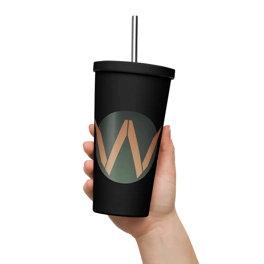 SpartanWarGames.com - Logo Insulated Tumbler with a Straw product image (3)