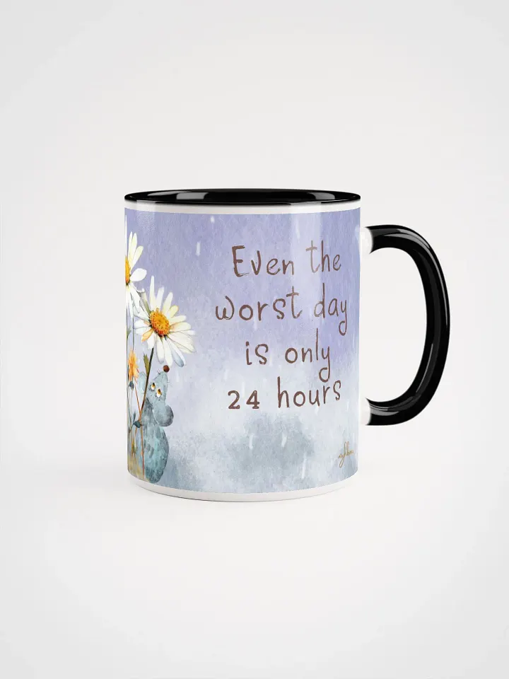 Passing Clouds: Weathering the Storm Ceramic Mug with Quote | 11oz & 15oz Inspirational Coffee Mug | Resilience & Hope Design product image (1)