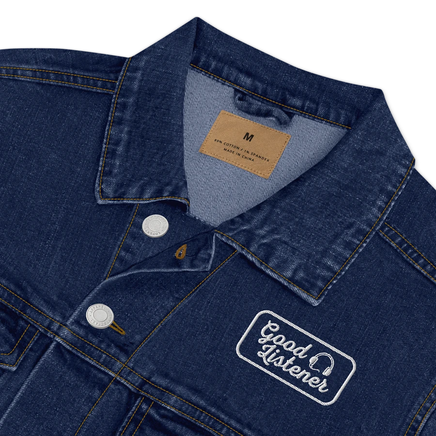 Good Listener Embroidered Jean Jacket product image (9)