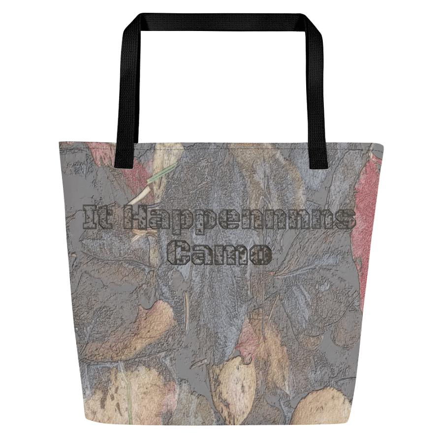 Large Tote Bag w/ Pocket - MossyOak - It Happennnns Camo product image (3)