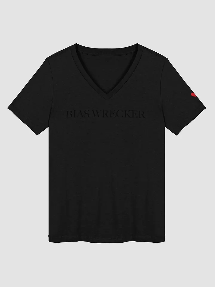 Bias Wrecker Blackout Women's V-Neck T-Shirt product image (1)