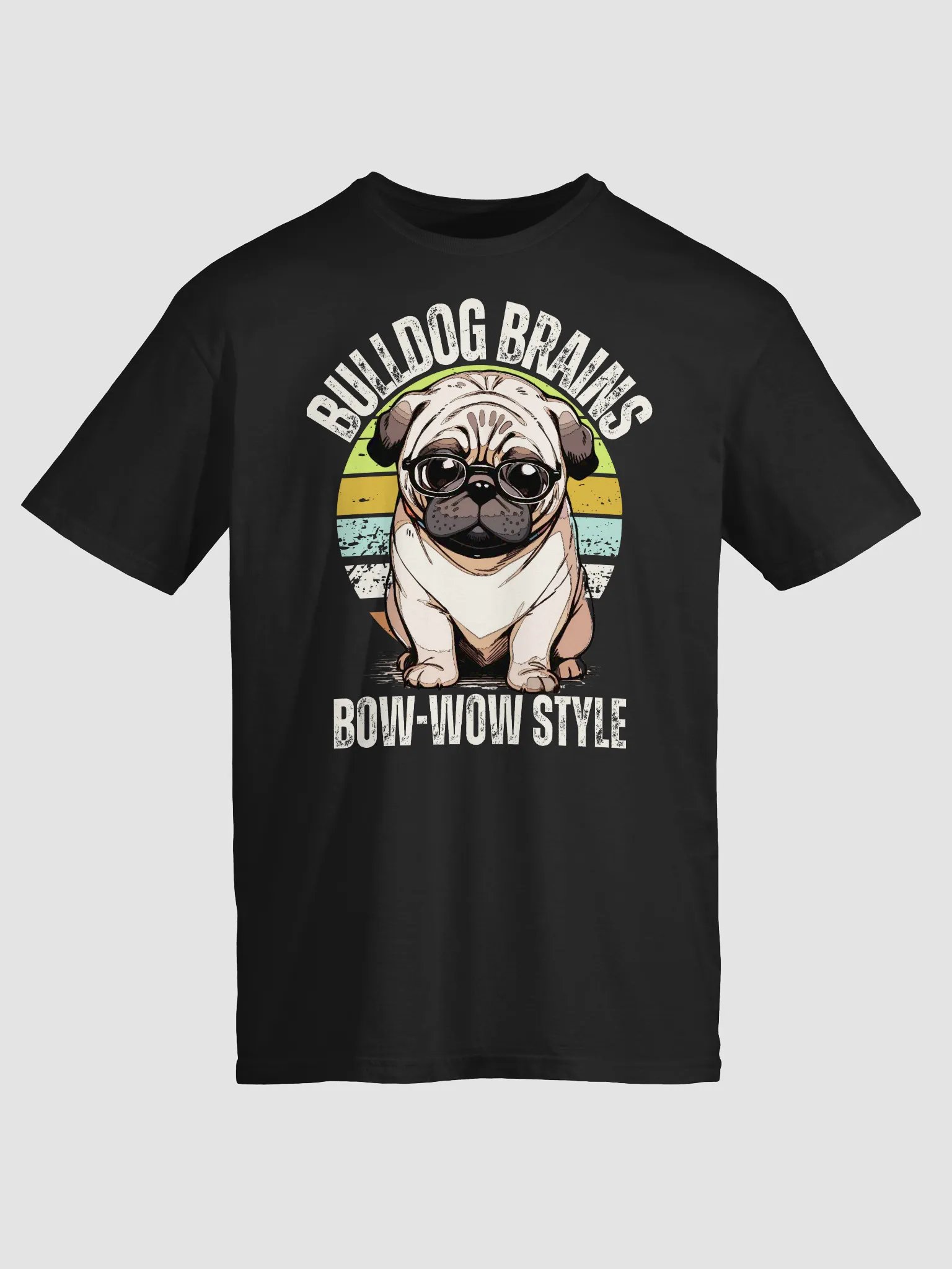 Bulldog Brains Bow wow style unisex shirt product image (2)
