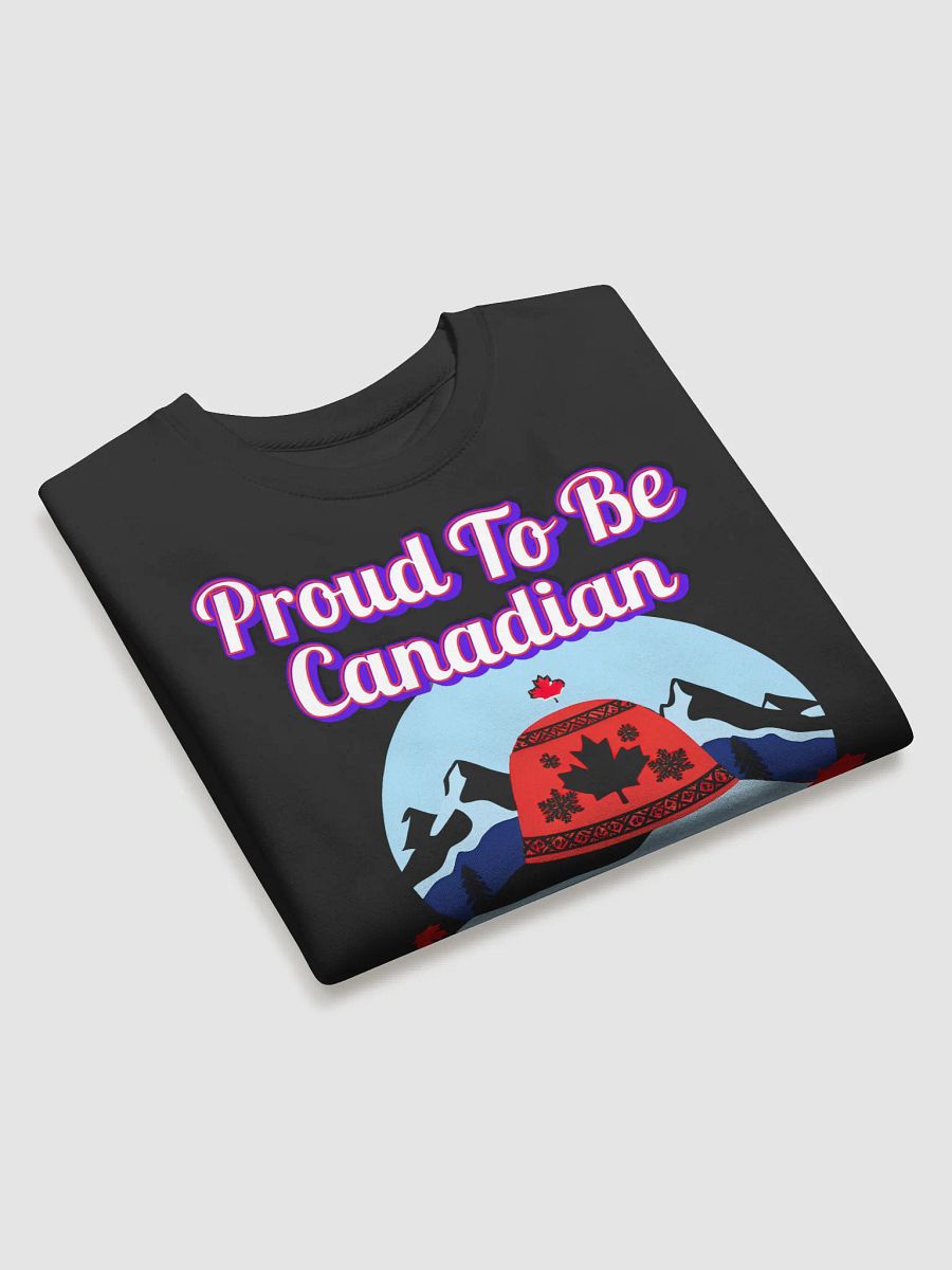Canadian Snowscape Maple Sweatshirt product image (3)