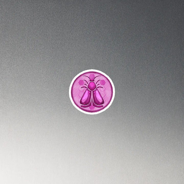 Magenta Moths Magnet product image (2)