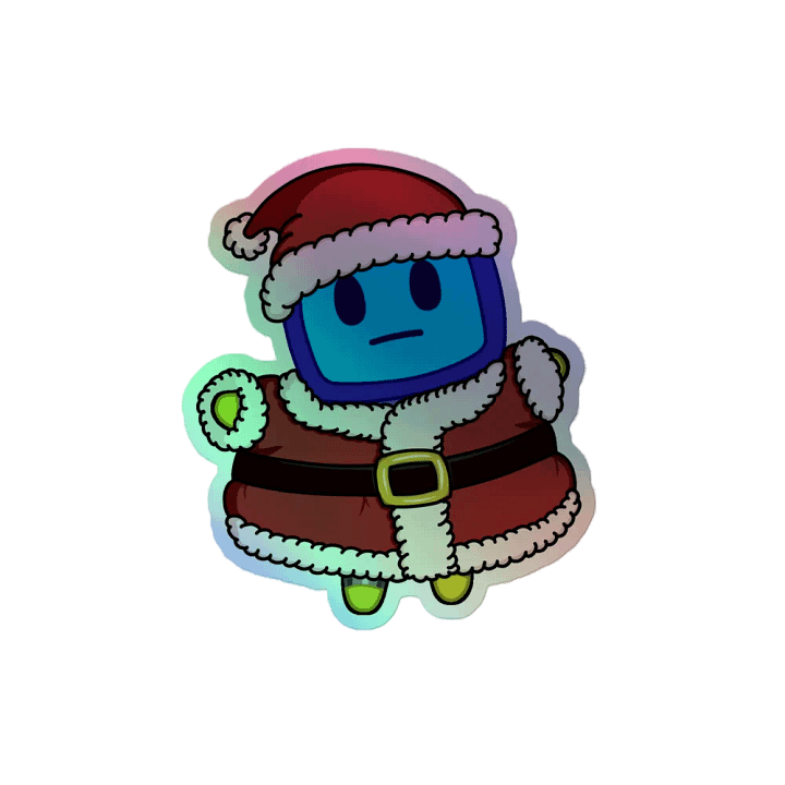 Holo Santa Kiss-Cut Sticker Set product image (2)
