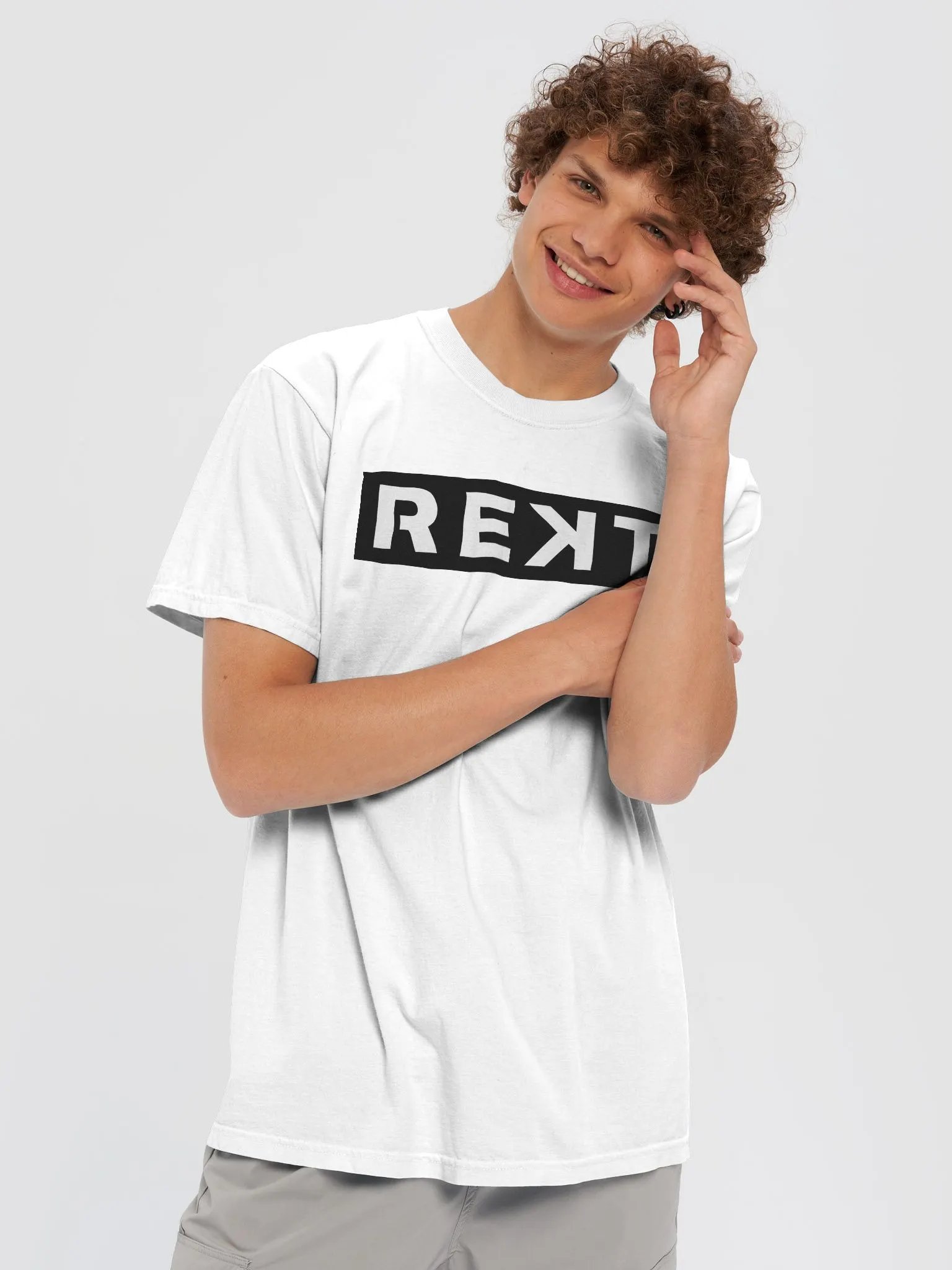 Get Rekt Heavy Weight Premium Tee product image (5)