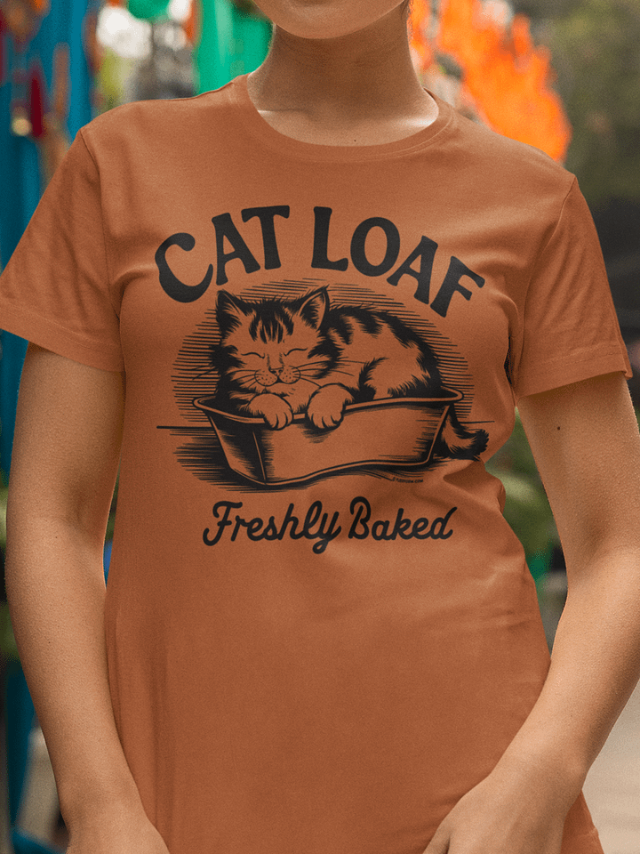 Cat Loaf Freshly Baked T-Shirt product image (1)