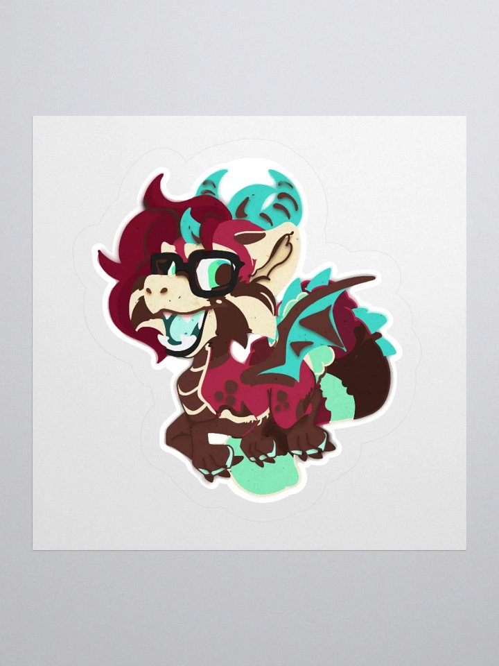 Paper Style Spyro Yorialu Sticker product image (1)