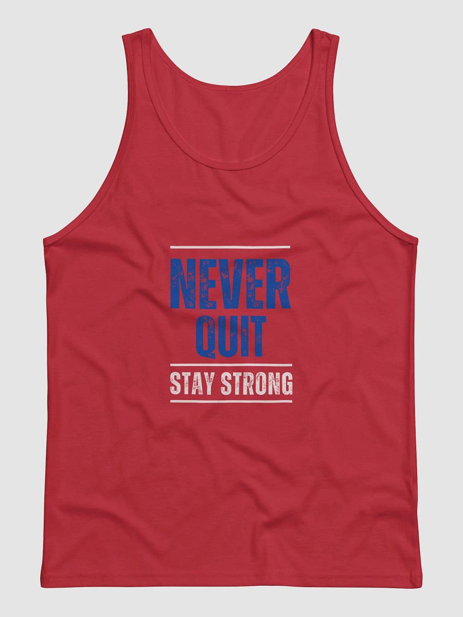 "Never quit"- Unisex Tank product image (60)