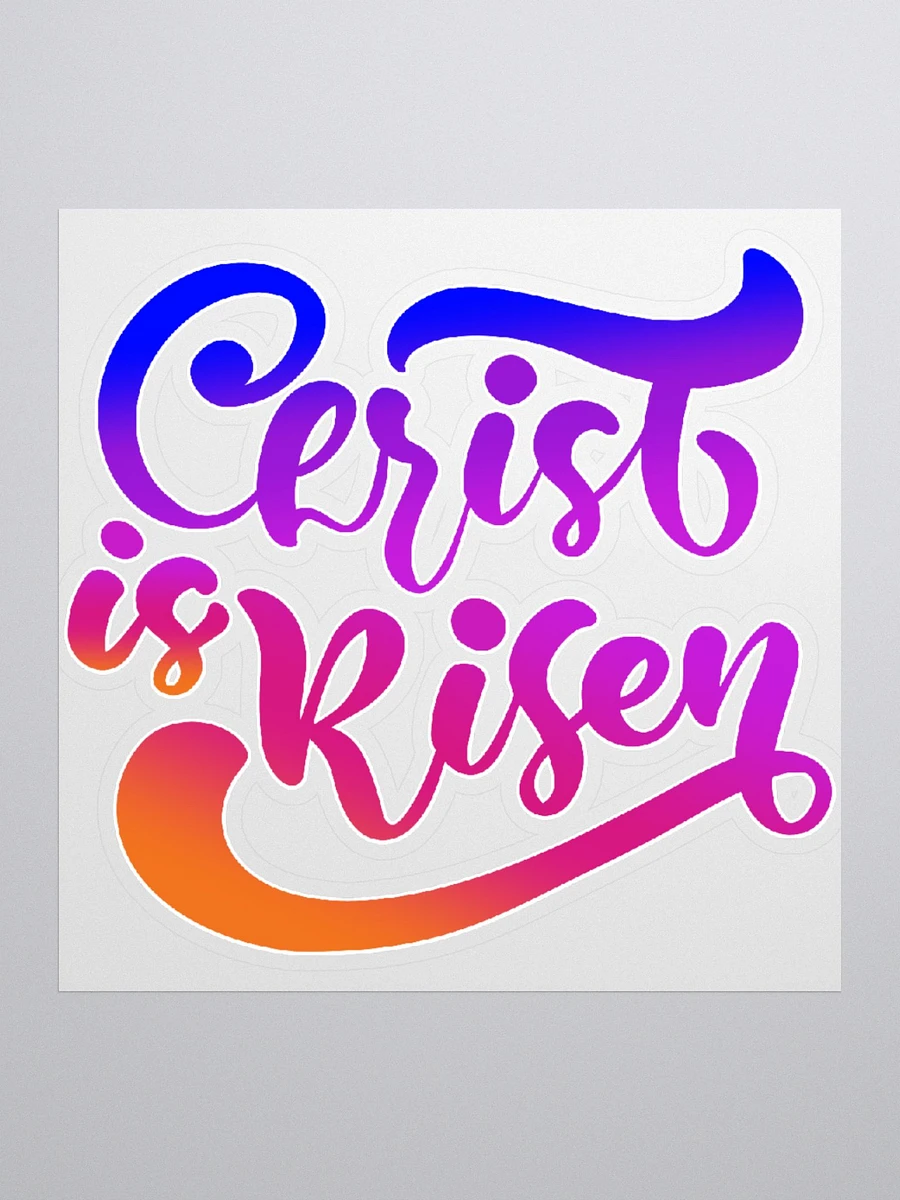 Gradient 'Christ Is Risen' Sticker product image (2)