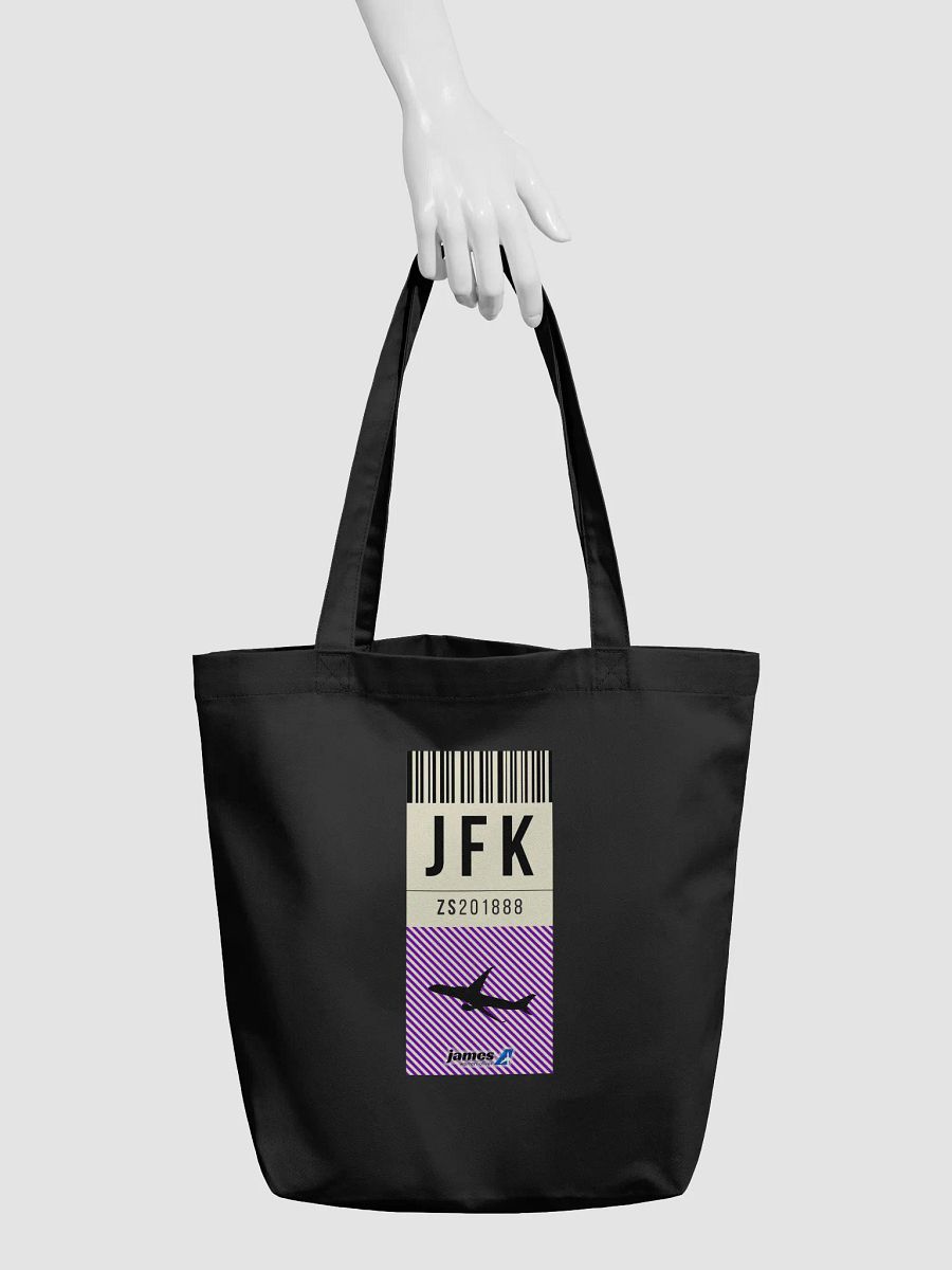 New York John F. Kennedy (JFK) Stylish Luggage Tag Tote Bag product image (3)