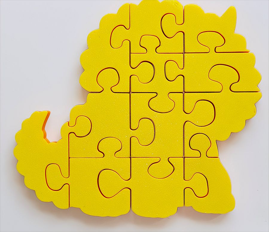 Triceratops Dinosaur 3D Printed Jigsaw Puzzle – A Prehistoric Challenge for Young Explorers! product image (3)