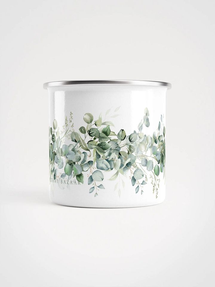 Eucalyptus Leaves Enamel Camping Mug product image (2)