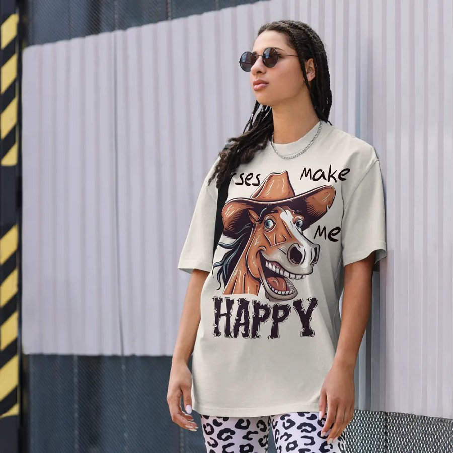 "Happy Trails" Oversized Tee product image (8)