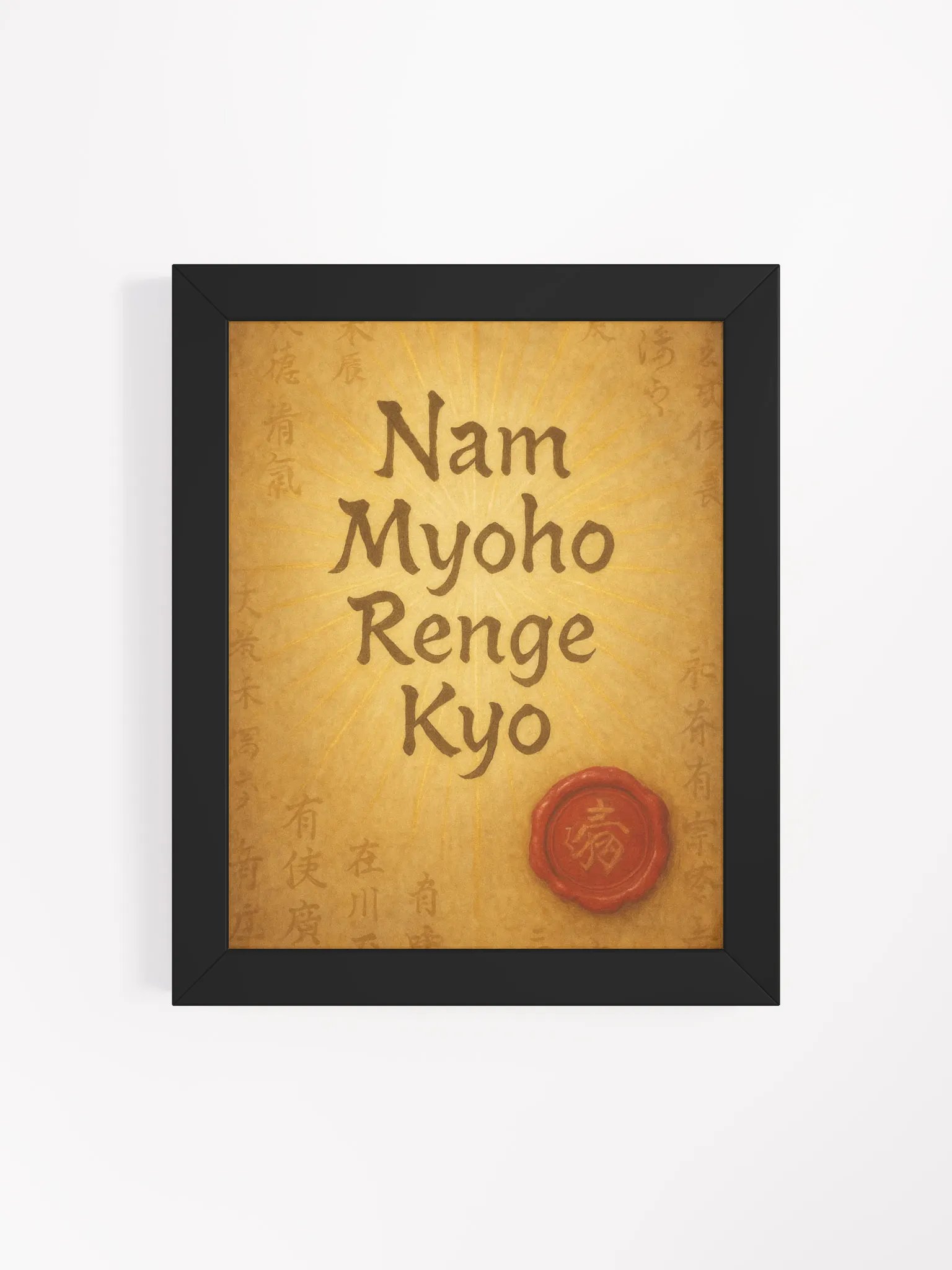 Nam Myoho Renge Kyo Framed Poster product image (4)
