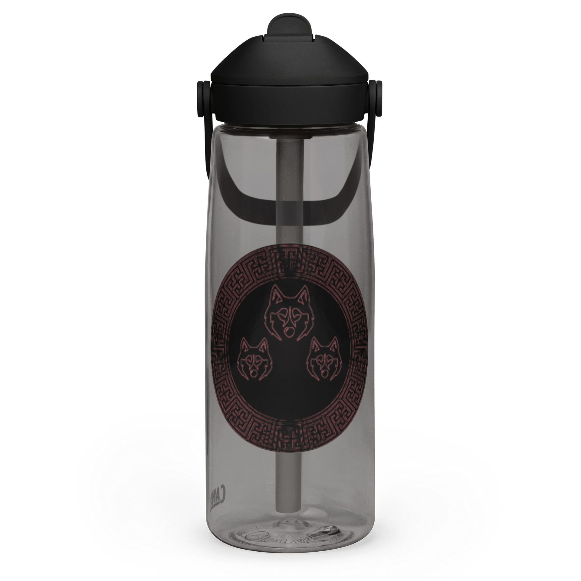 Tri-Wolf Emblem Water Bottle product image (3)