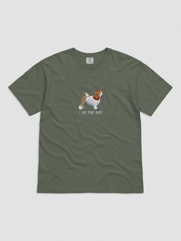 I Like Mine Rare T-Shirt(Embroidered) of a Lowchen(Brown & White) product image (31)