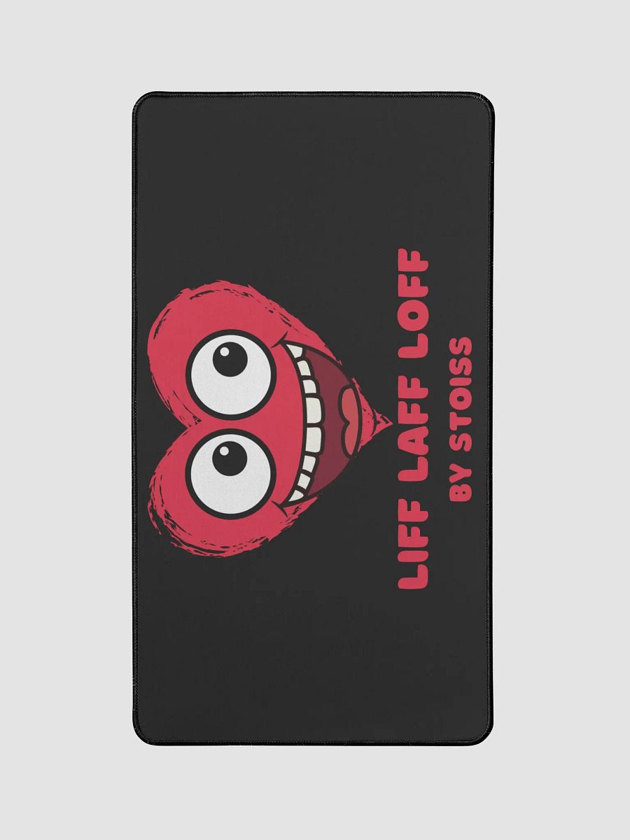 Liff Laff Loff Black Deskmat product image (1)